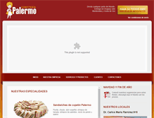 Tablet Screenshot of confiteriapalermo.com.uy